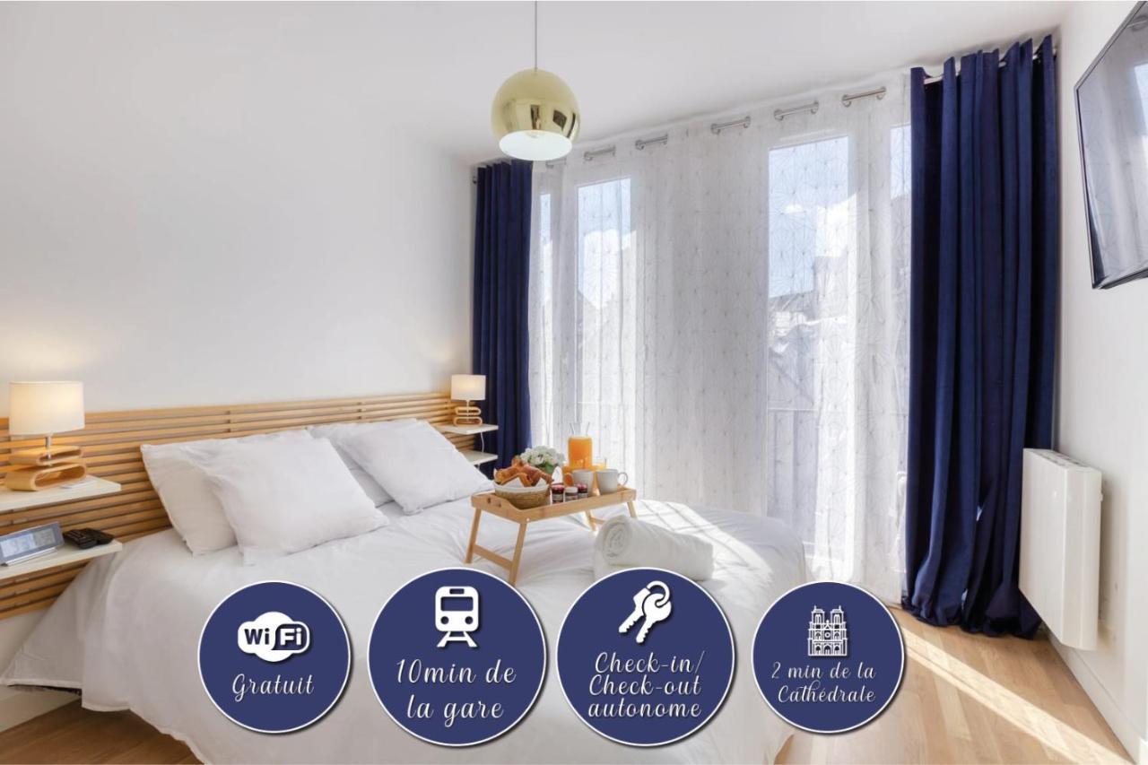 Apartament L'Elegance : T2 Proche Cathedrale De Chartres. Zewnętrze zdjęcie